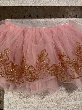 Pink Glitter Tulle Skirt - Kids Costume